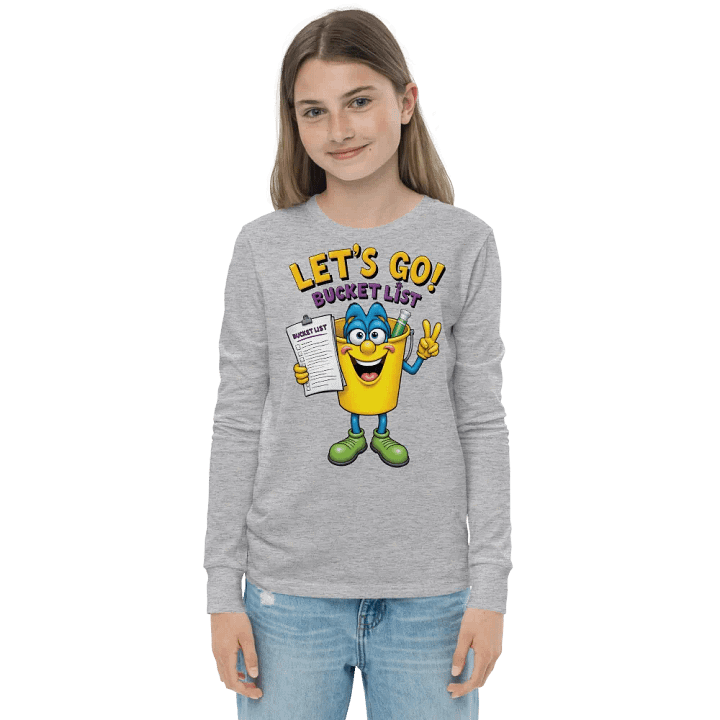 Bucket List Adventure Youth Long Sleeve Tee product image (4)
