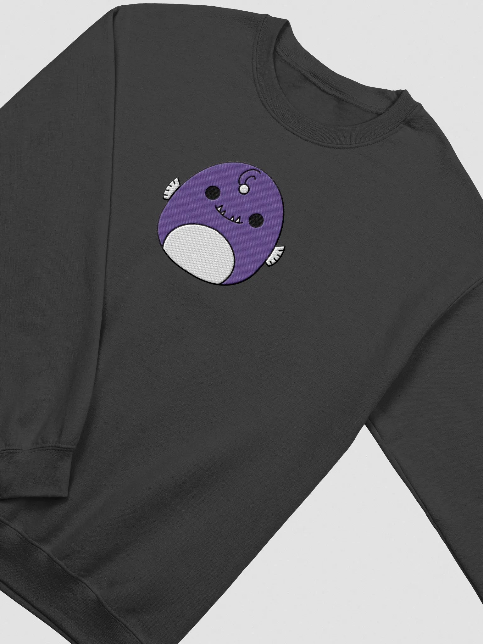 Squishy Angler Fish Embroidered Sweatshirt product image (23)