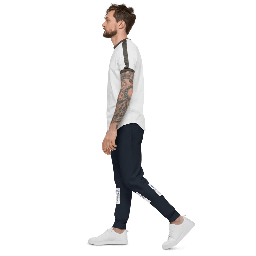 Winged Rose Unisex Fleece Joggers product image (4)