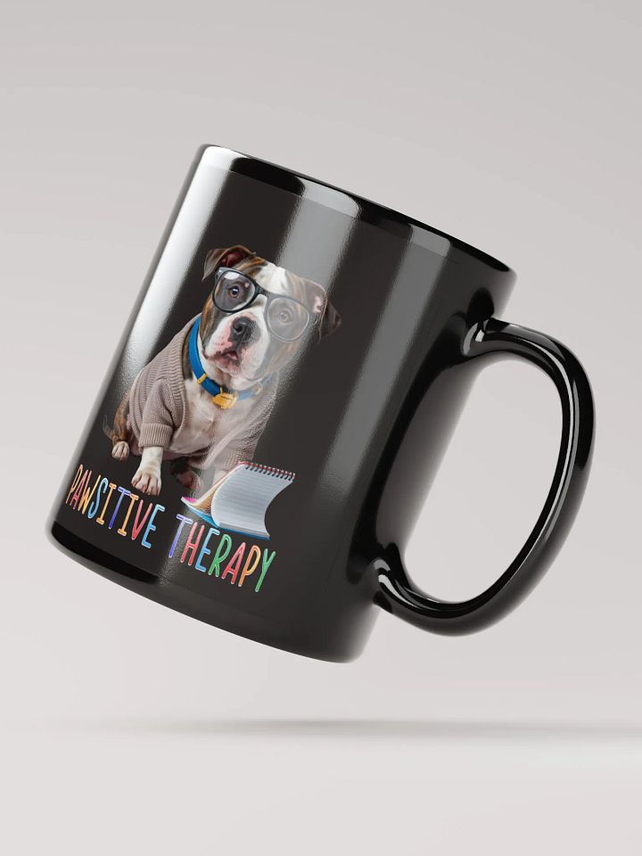 Pawsitive Therapy Black Mug product image (2)