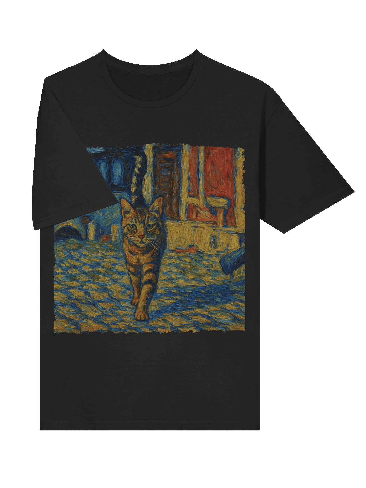 Van Gogh Cat Walk T-Shirt product image (25)
