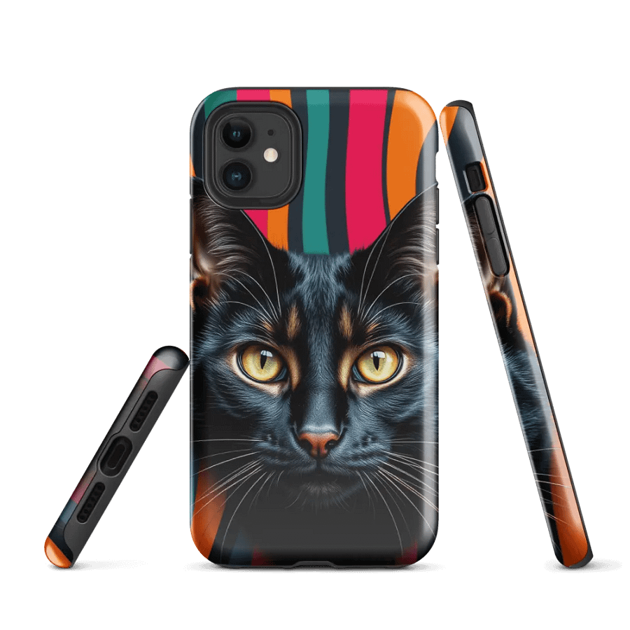 Bold Cat Eyes iPhone® 16 Pro Max Tough Case product image (1)