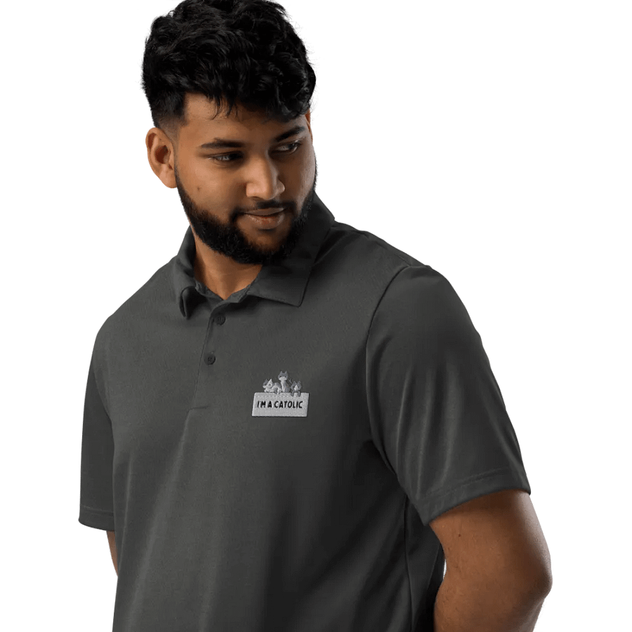 Catolic Cartoons Print Polo Shirt product image (8)