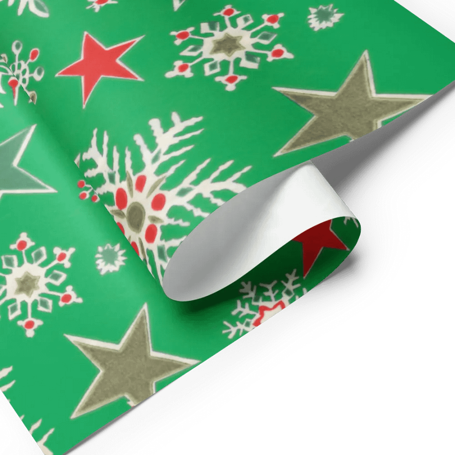 Festive Snowflake Celebration Wrapping Paper Set product image (7)