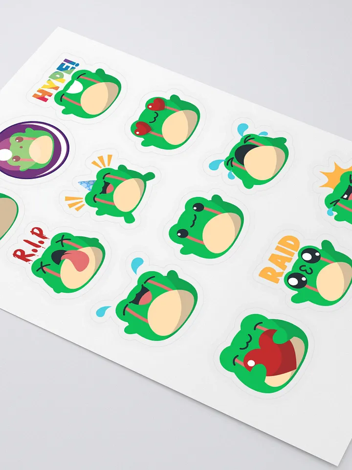 Frog Army Emote Sticker Sheet product image (2)
