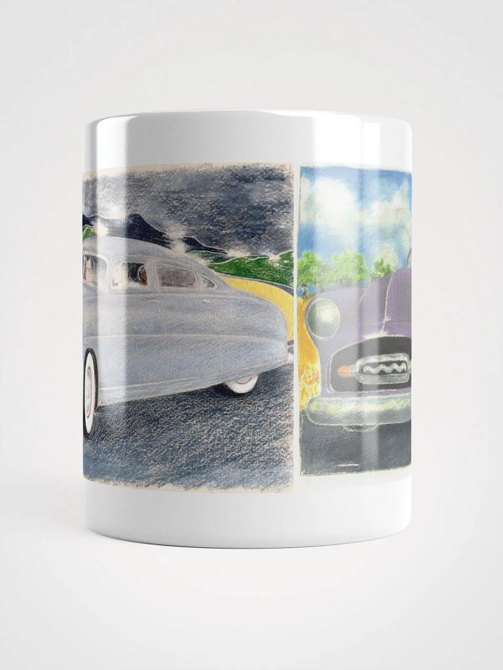 Two Cars White Glossy Mug product image (1)
