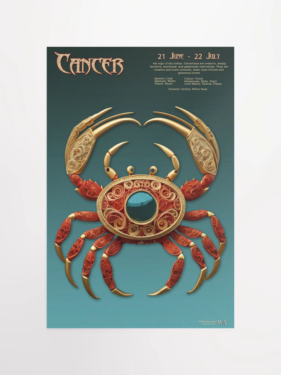 Western Zodiac Poster - CANCER product image (12)