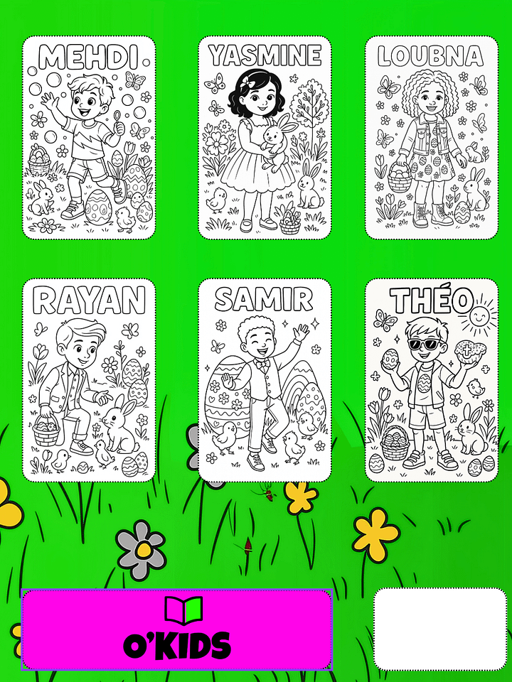 MA MODE DE PÂQUES: 40+ ILLUSTRATIONS DE MODE ENFANTINE POUR LES ENFANTS DE 3 À 10 ANS product image (2)