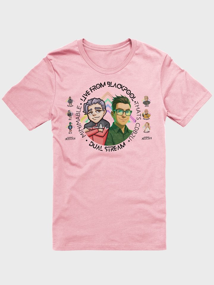 “Live in Blackpool” Duo Stream Tee Dark — Minimable x That’s_CDB2U Edition product image (1)