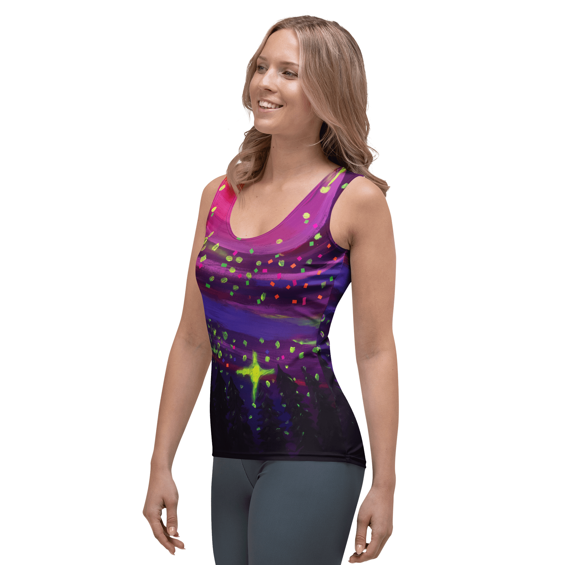Purple Galaxy Women's Tank Top product image (3)