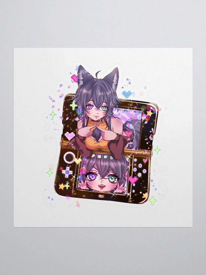 WolfcatRisi Gamer Waifu Sticker product image (3)