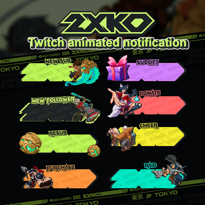 2XKO TWITCH ANIMATED ALERT product image (1)