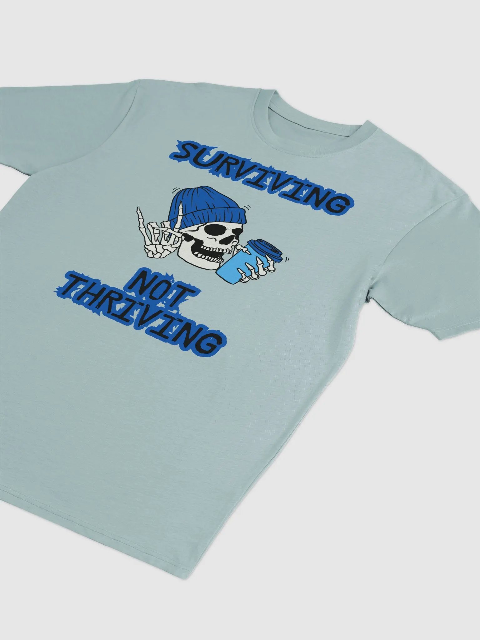 Surviving (Blue) Tshirt Mens product image (9)