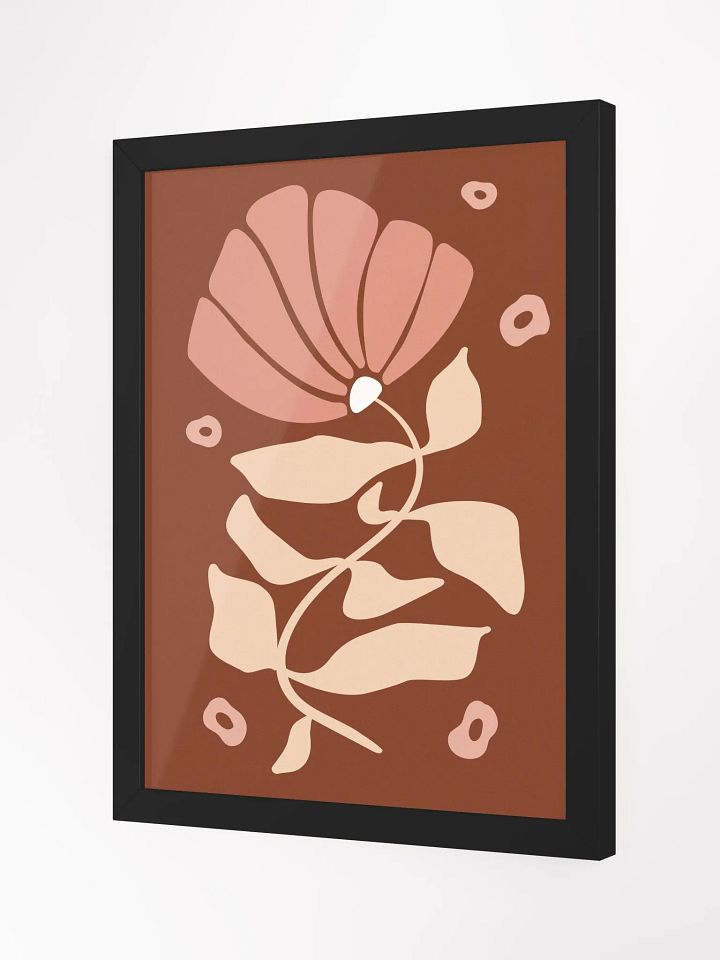 Terracotta Bloom - Framed Poster product image (2)