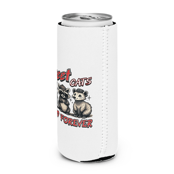 Street Cats Weird Forever Raccoon Can Cooler product image (2)