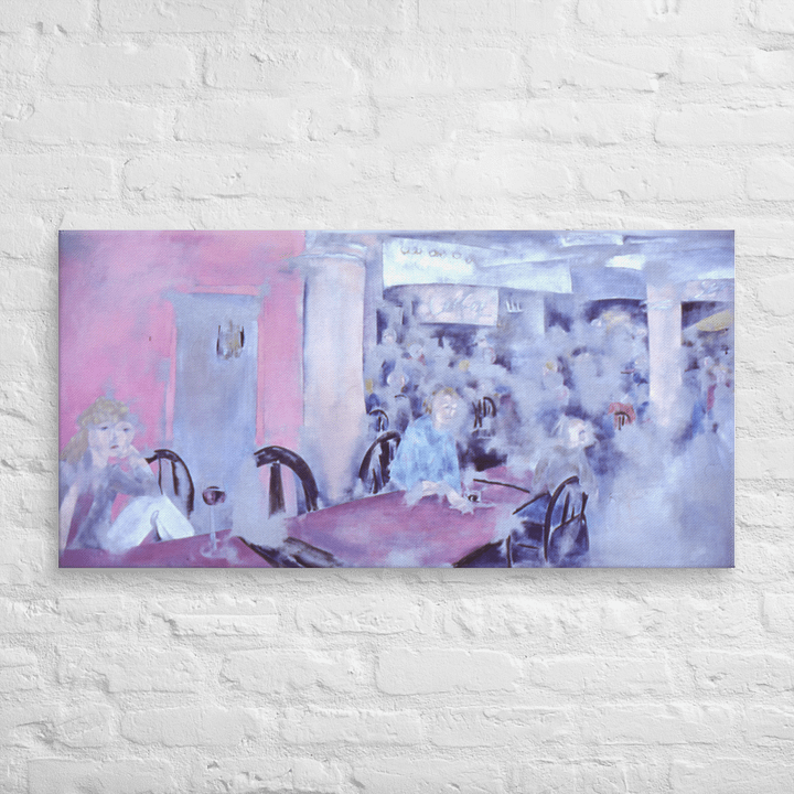 Metro - Closer to Perfect Center (1986) on canvas (30" x 60") product image (3)