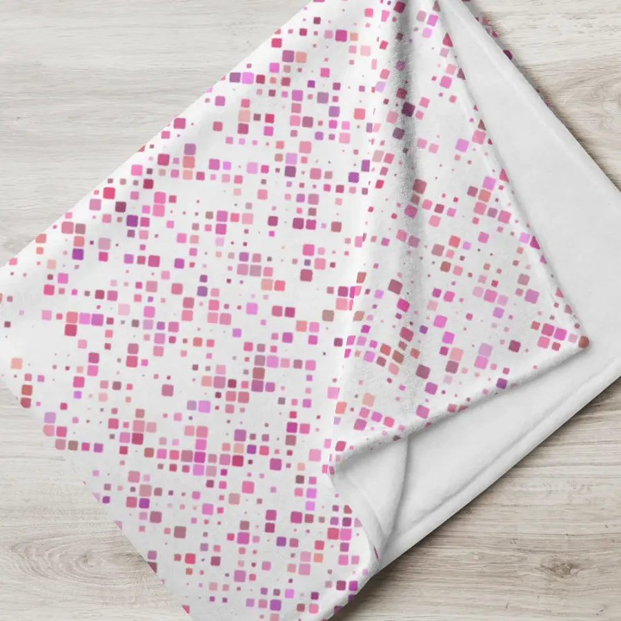 Pink Pixels Blanket product image (5)