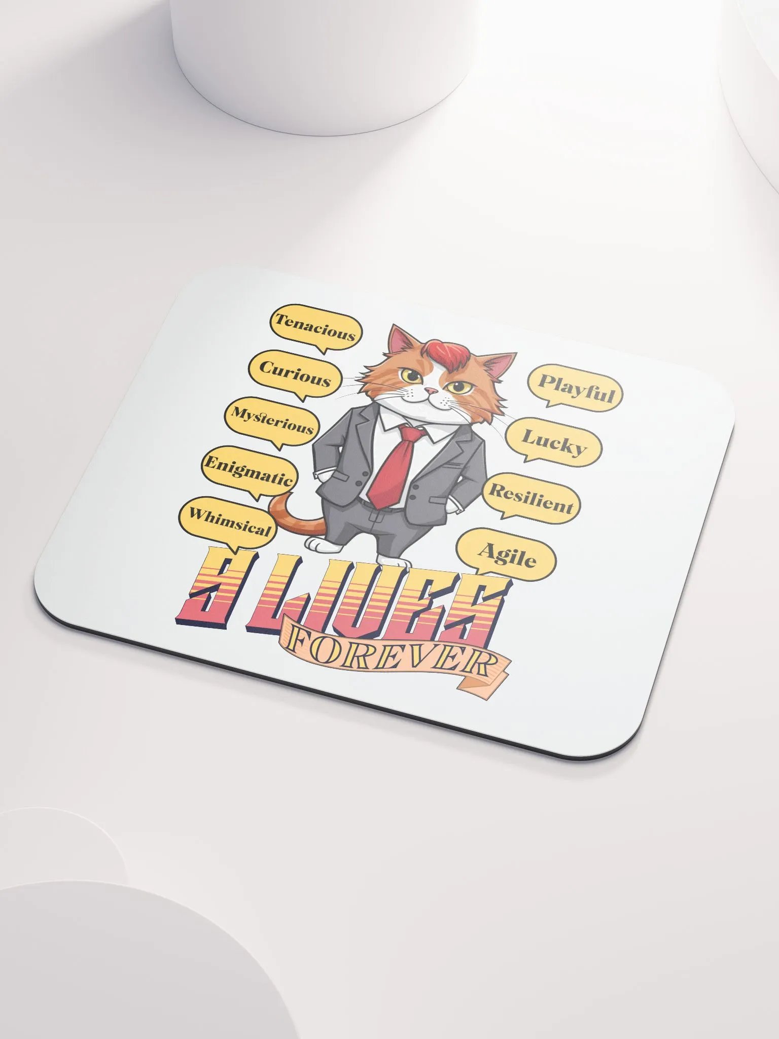 9 Lives Forever Business Mouse Pad product image (3)