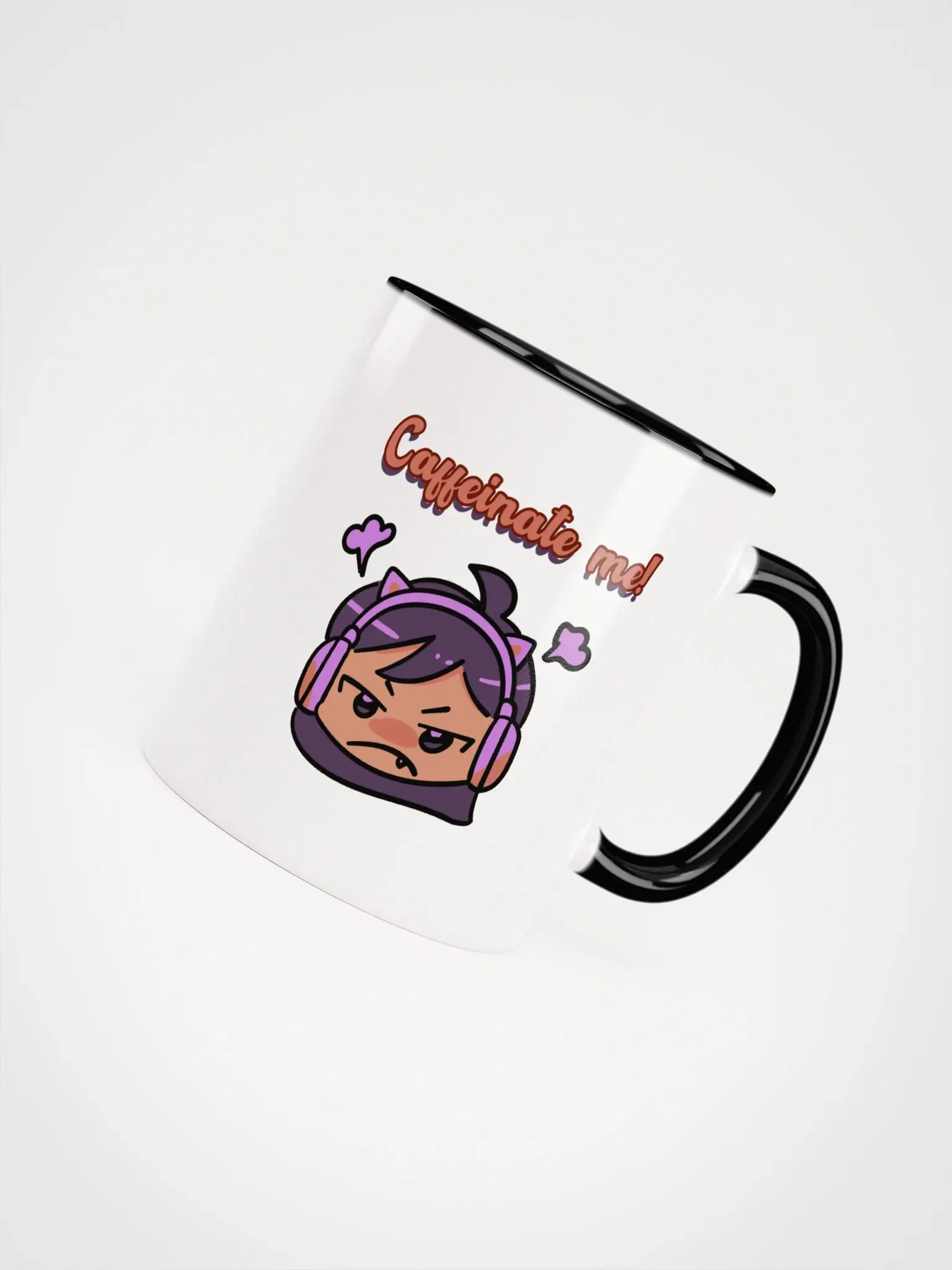 Gamer girl ceramic mug - Caffeinate me by G.i.R.L. product image (4)