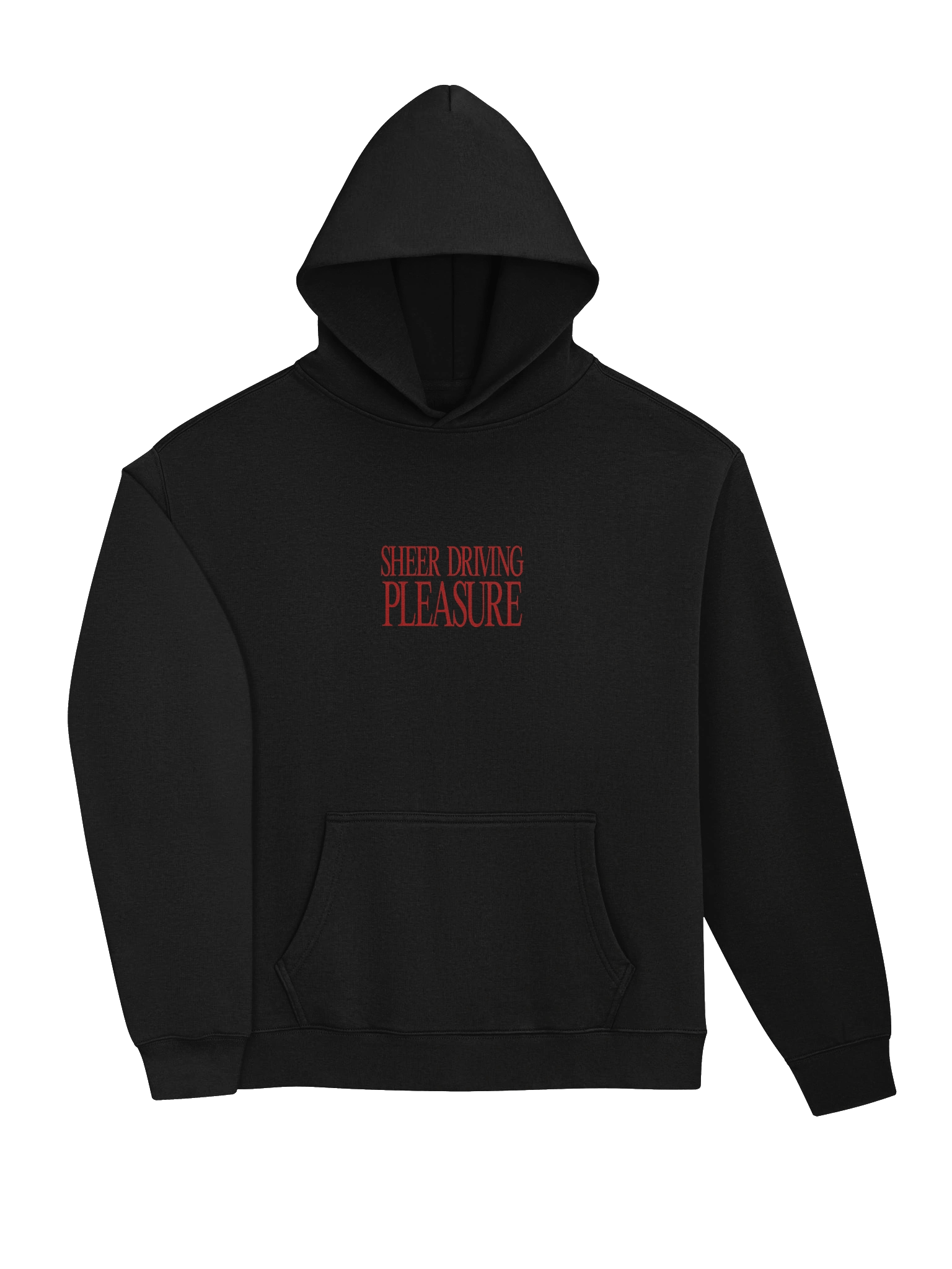 Sheer Driving Pleasure Hoodie - BLACK product image (3)