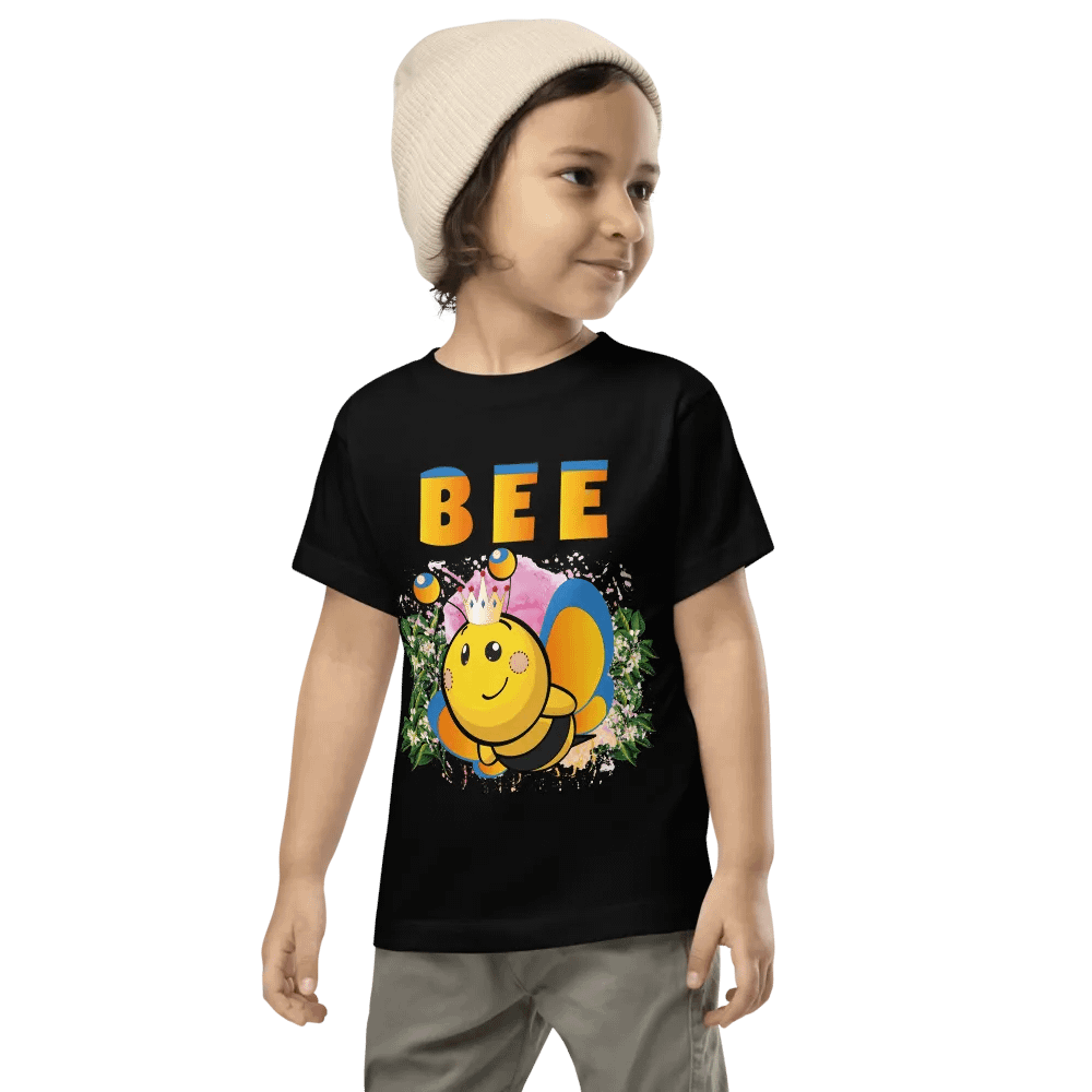 Cute Queen Bee Colorful Lovely T-Shirt-Funny Gift for Boys & Girls product image (2)