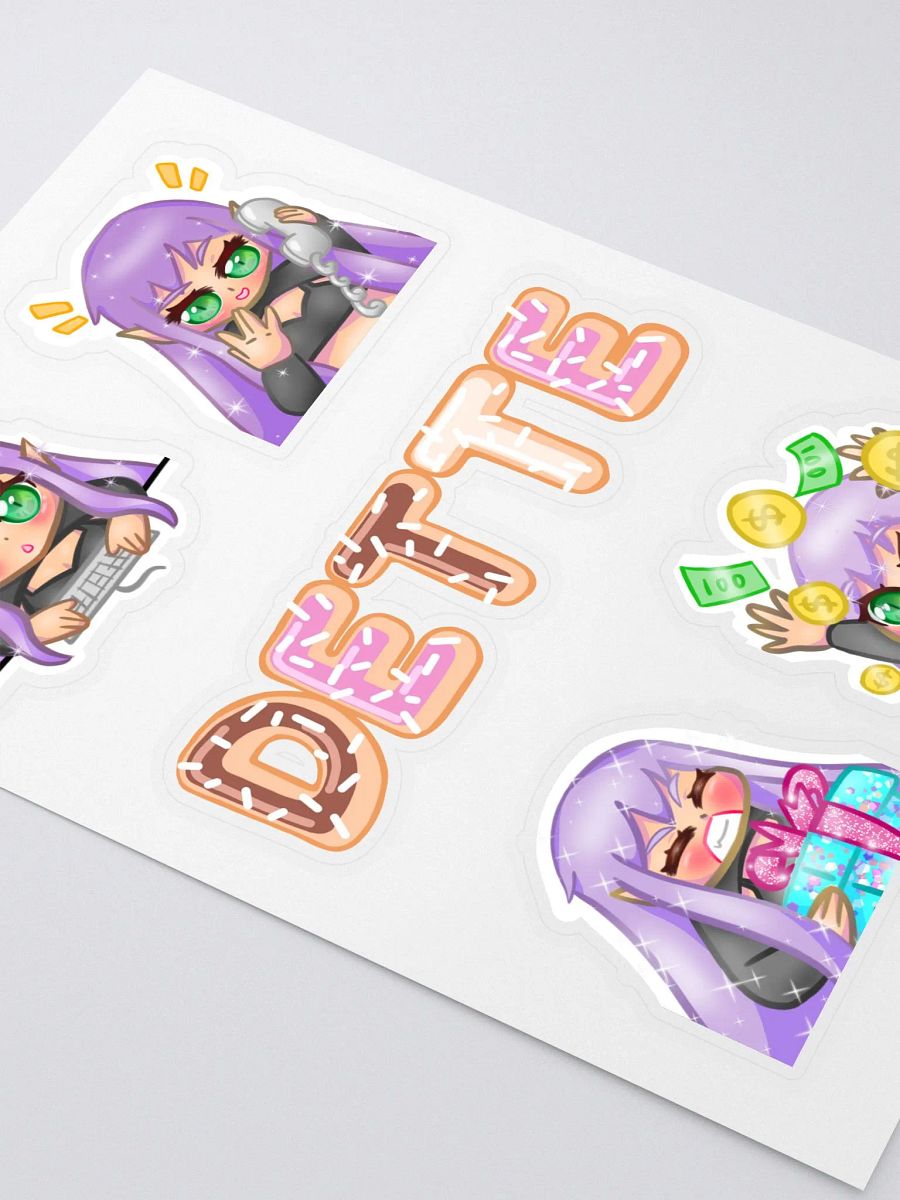 Dette S Emotes Sticker Sheet product image (2)