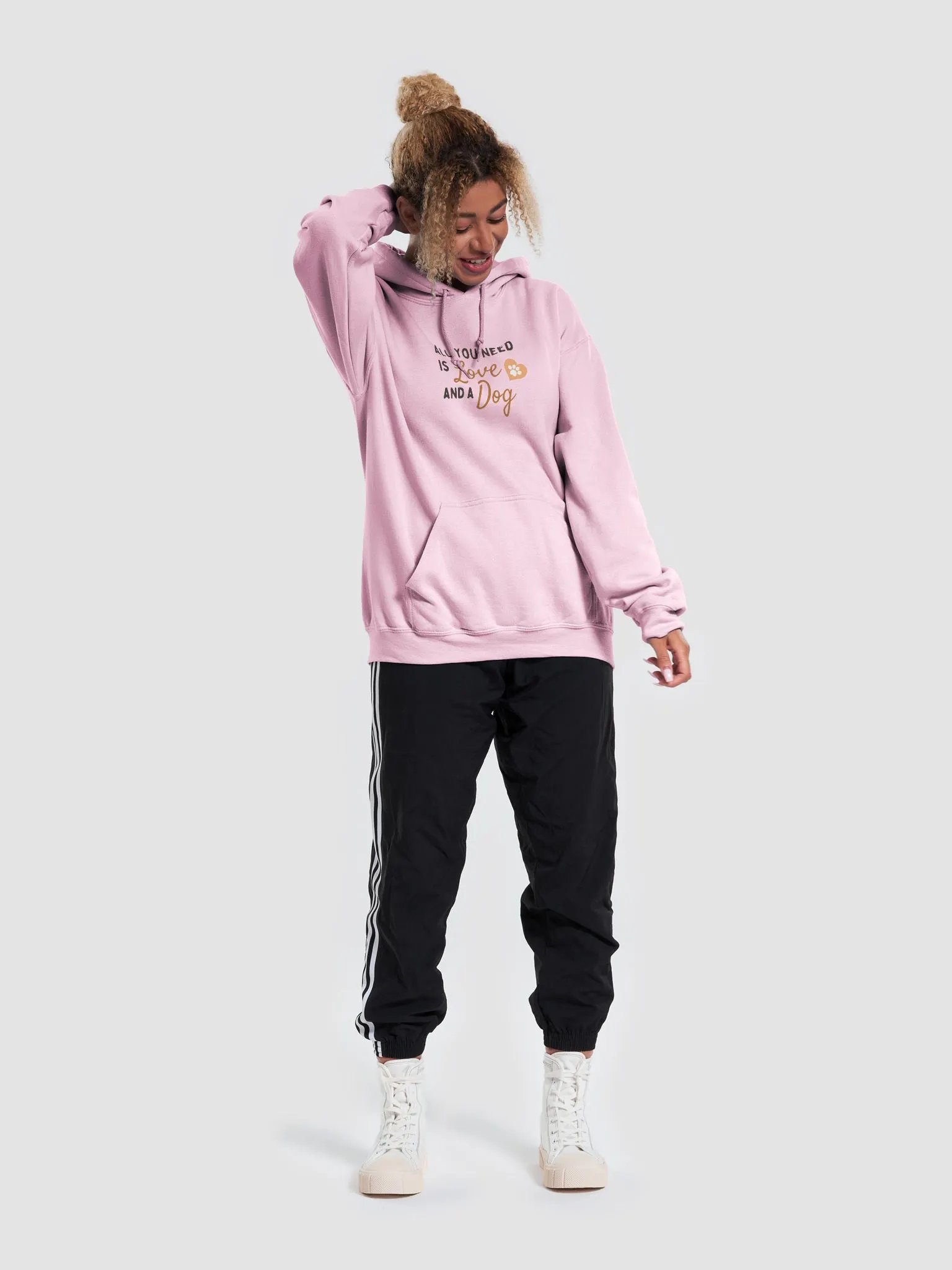 Love & Dog Paw Print Hoodie product image (48)