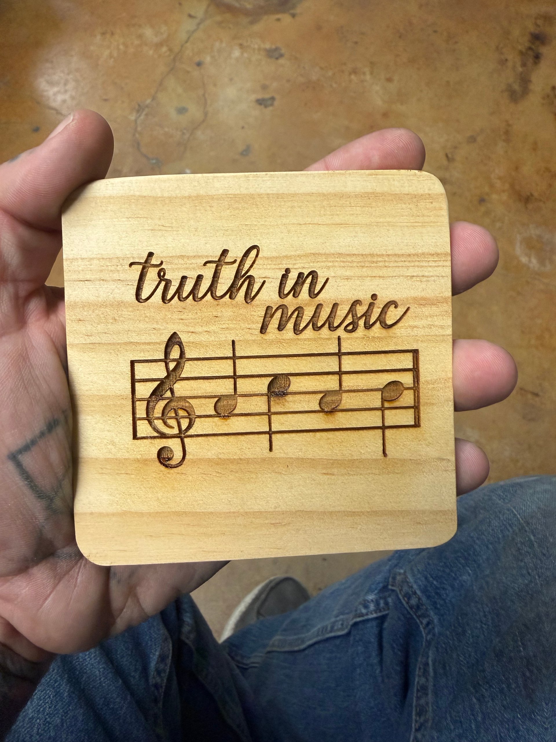 Truth In Music 4pc Coaster Set product image (1)