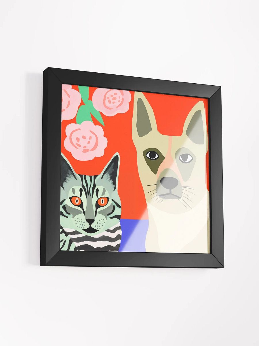 Whimsical Friends Framed Matte Poster product image (31)