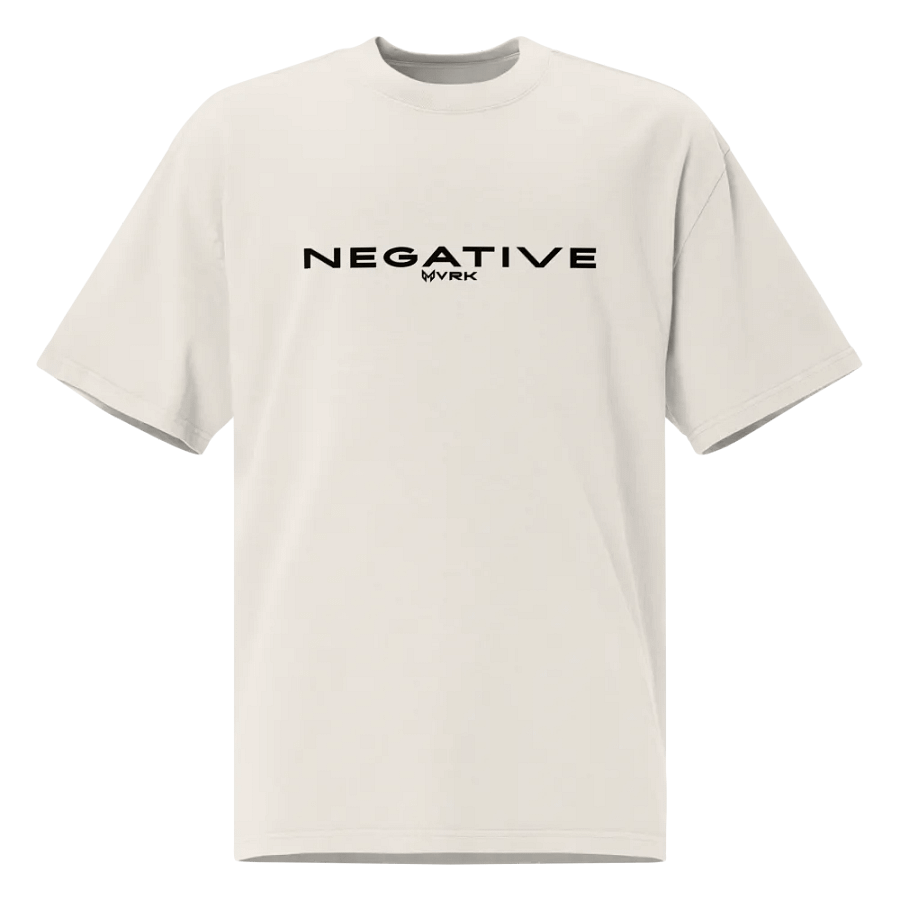 MVRK Negative Oversized Tee Black Logo product image (3)