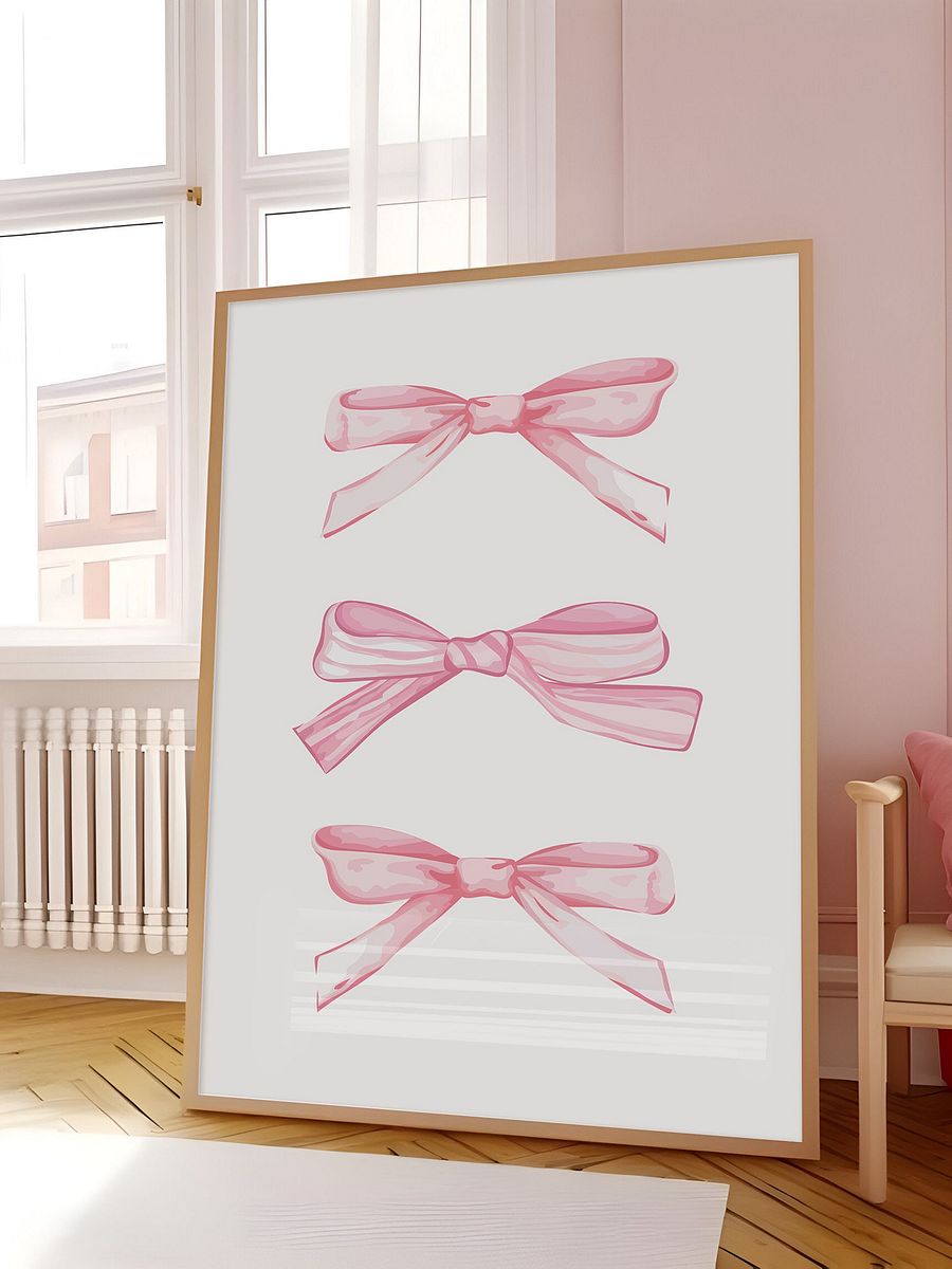 Pink Bows Coquette Print product image (4)