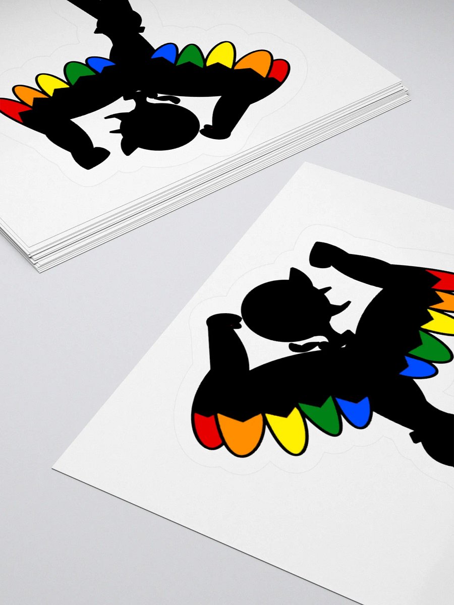Superhomo! Eudo Gay Silhouette Variant Sticker! product image (4)
