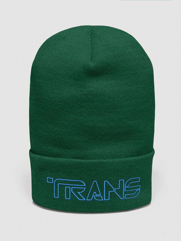 Trans Vaporwave Beanie product image (1)