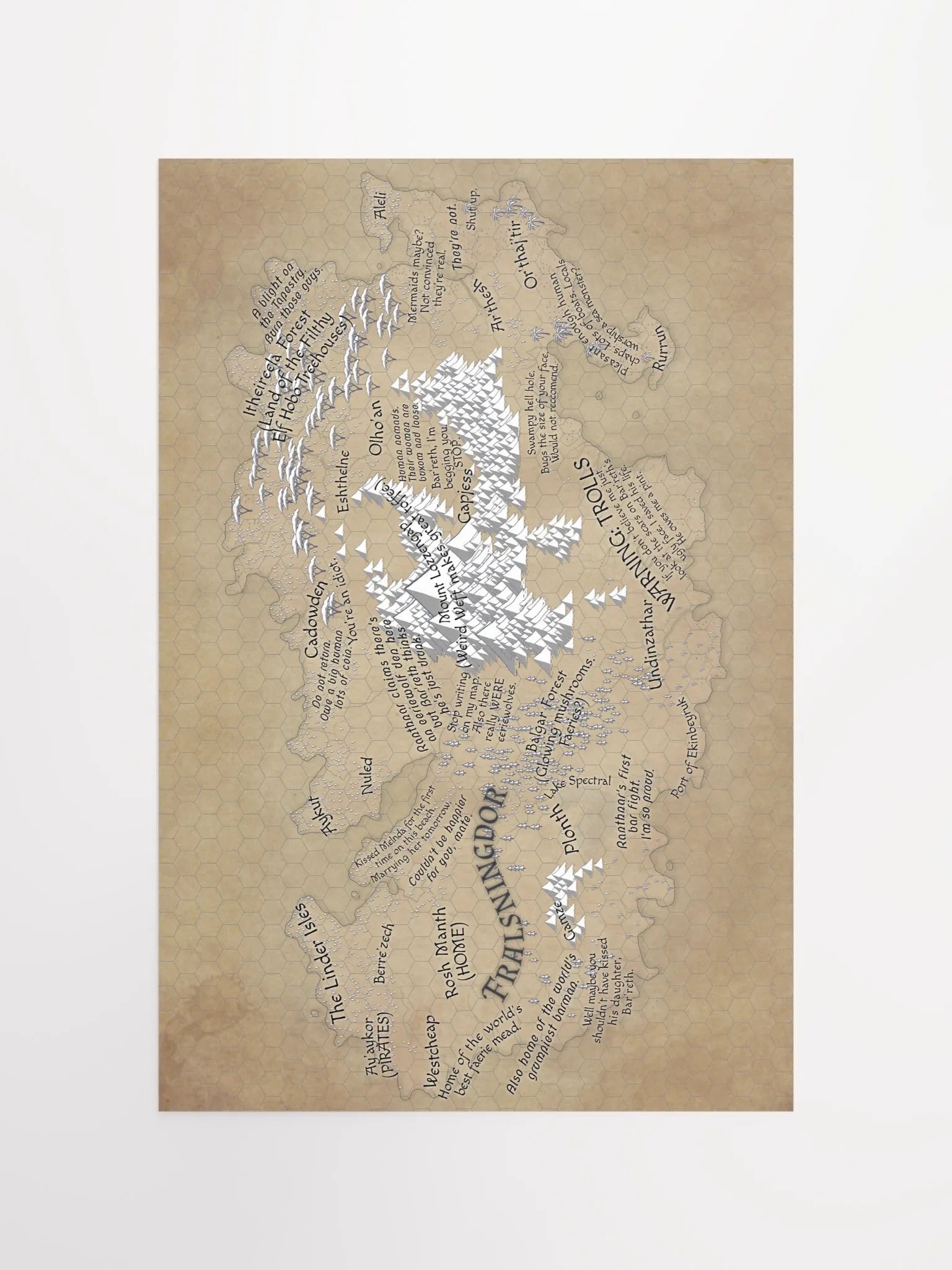 Fralsningdor Map Poster product image (7)