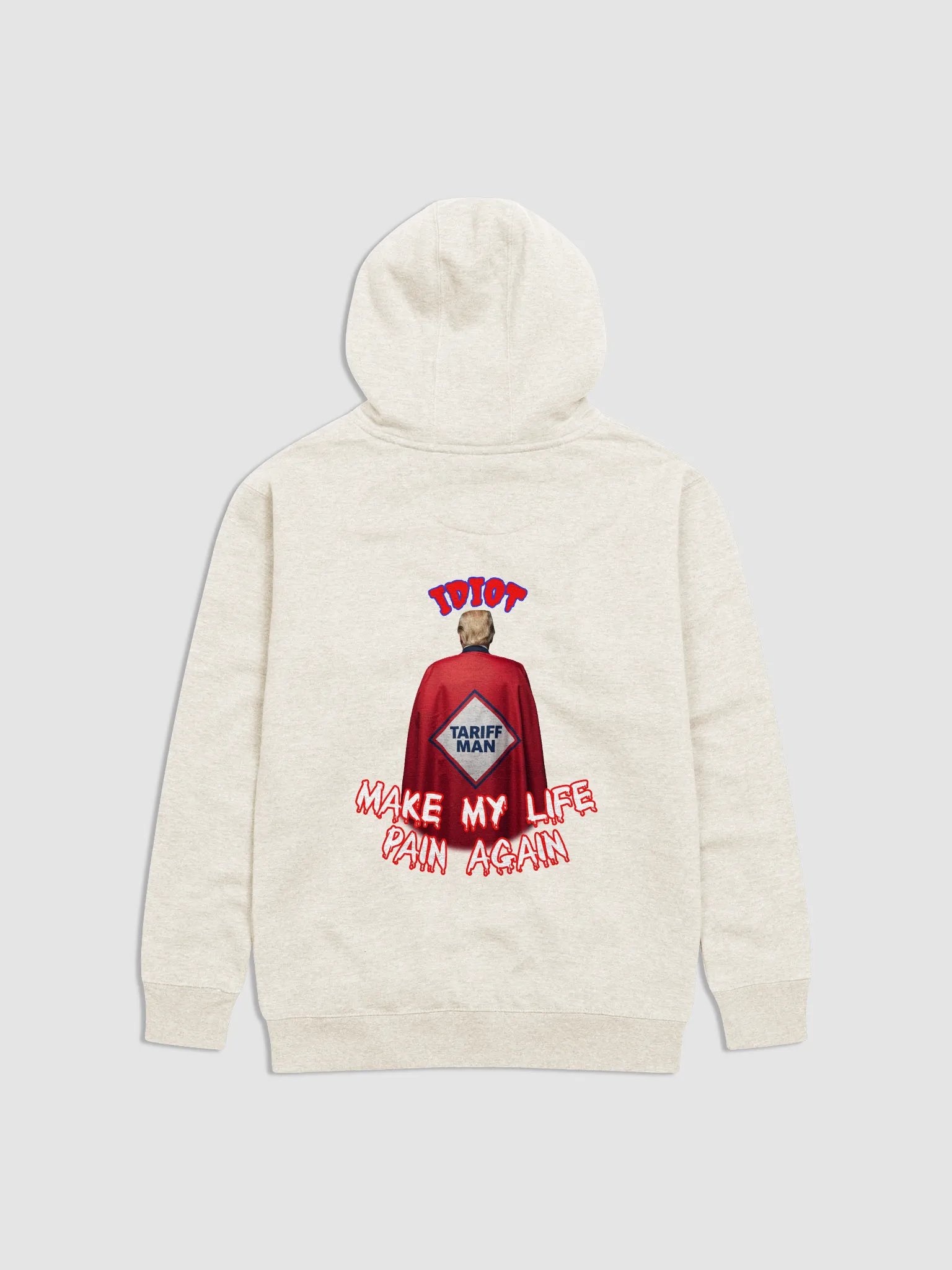 Funny Idiot Tariff Man Unisex Hoodie product image (8)