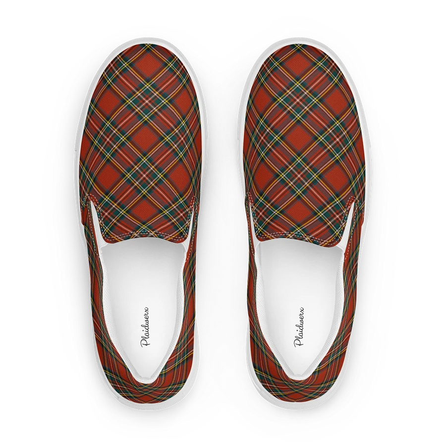 Royal Stewart Tartan Men's Slip-On Shoes product image (1)