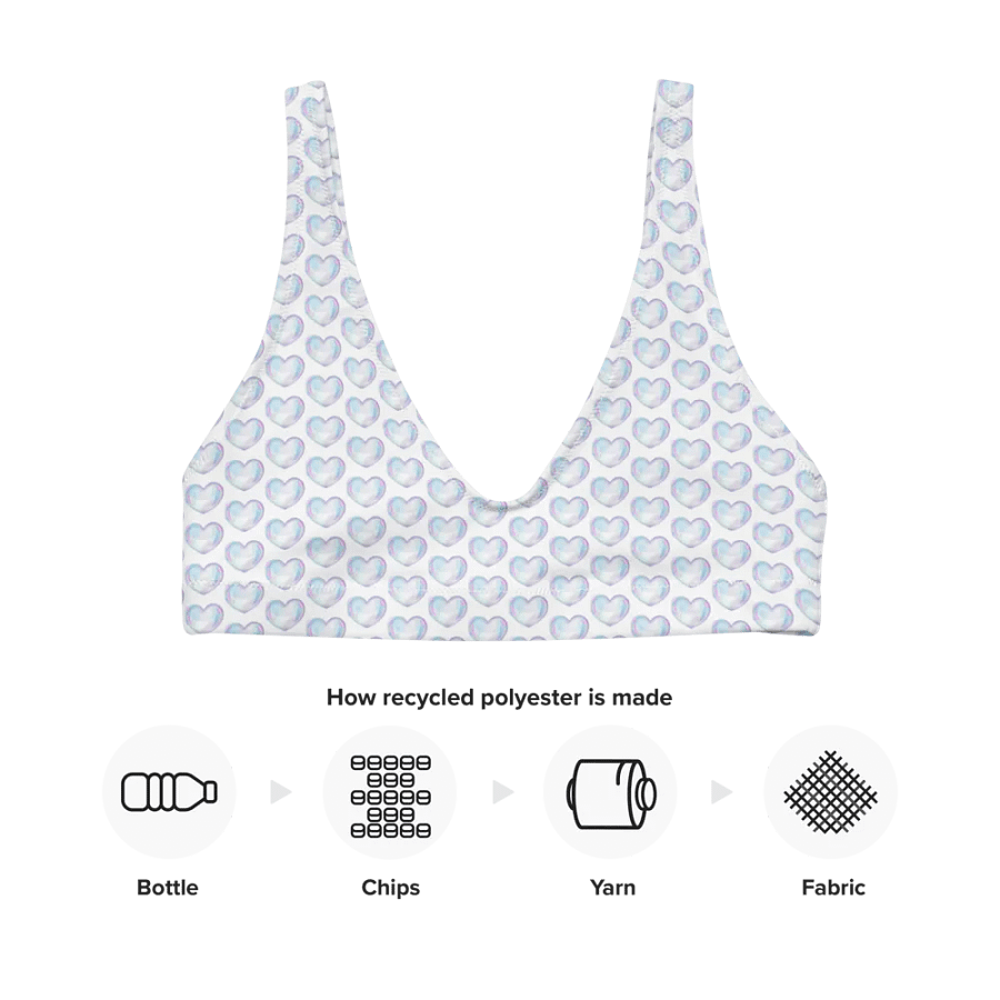 Padded Heart bubble Bikini Top product image (10)