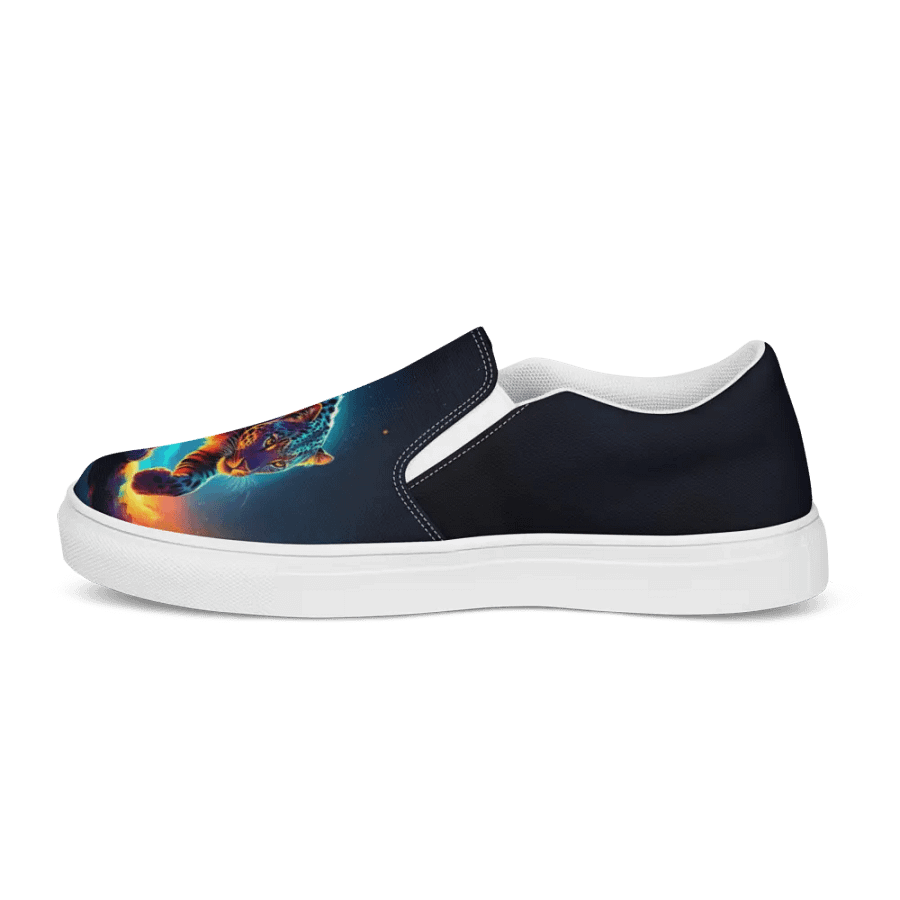 Colorful Leopard All Over Print Slip On Shoes product image (8)