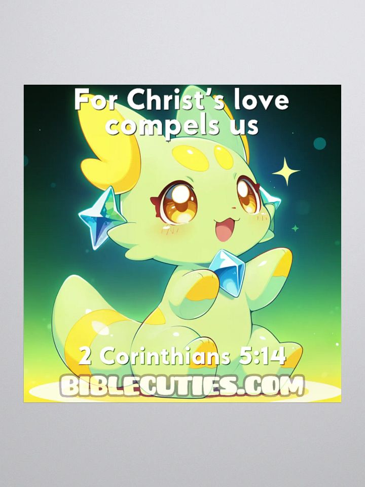 Bible Cuties Beatrice - For Christ's love compels us Sticker product image (1)