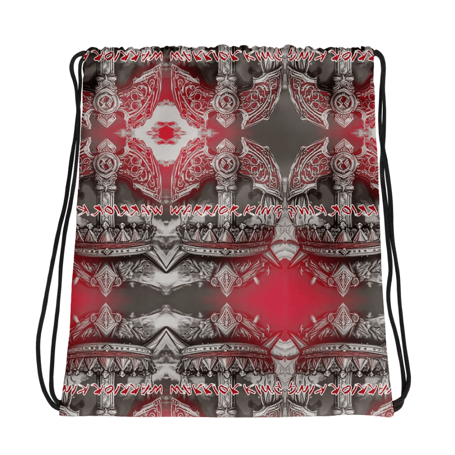 Warrior King Drawstring Backpack product image (1)
