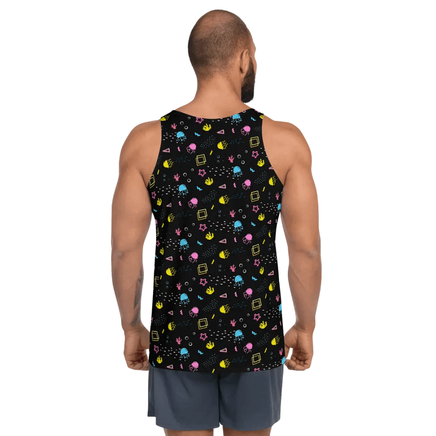 Shifty Seas black pattern tank top product image (3)