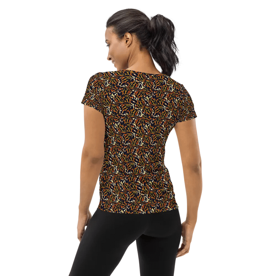 Tiger Flower | Women's Athletic T-Shirt product image (2)