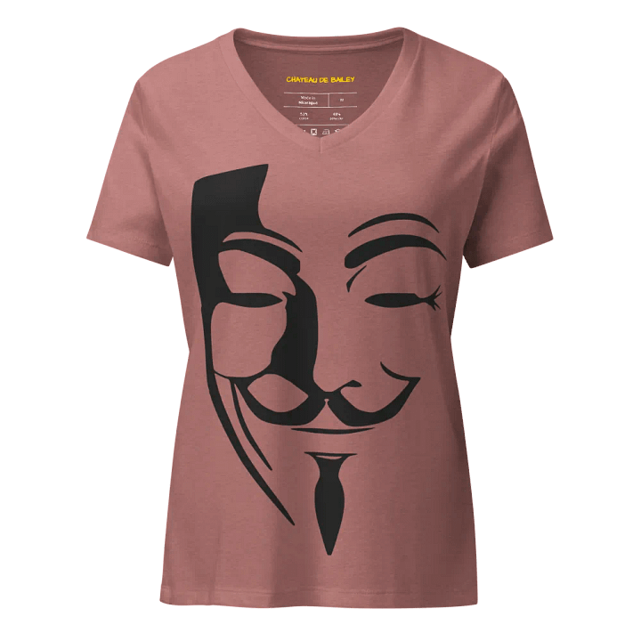 "Fawkes" Women's V-Neck Tee product image (1)