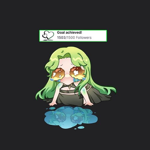 THANK YOU FOR 1500 ON TWITCH!!

It means the world to me and soon we will be celebrating this big accomplishment🎉💚

Art by @/...