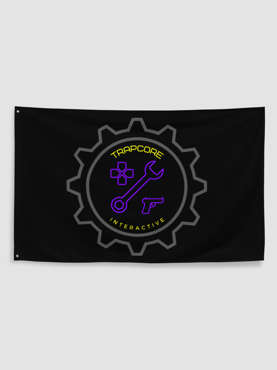 Black TCI Logo Flag product image (5)