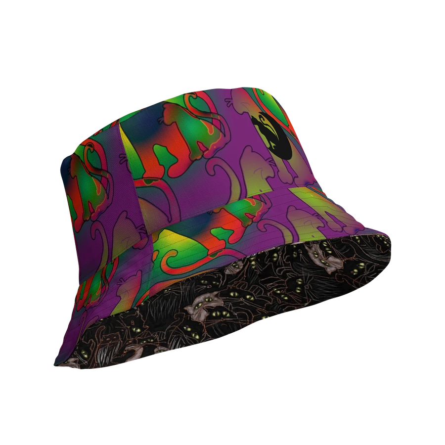 Abstract and Black Cats Bucket Hat product image (10)