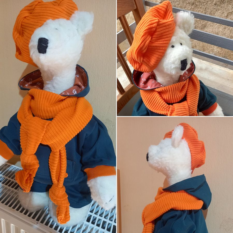 White Teddy Bear Plush Animal Birthday Gift, Kids Present Stuffed Doll product image (7)