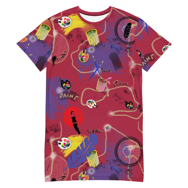 AbstractWear#3 T-Shirt Dress product image (4)