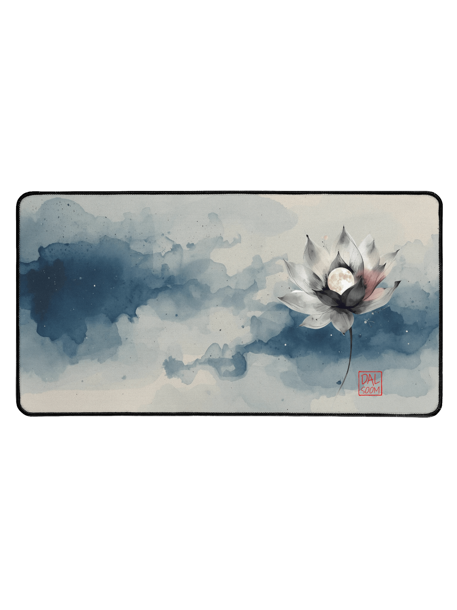 Moonlit Lotus Desk Mat product image (1)