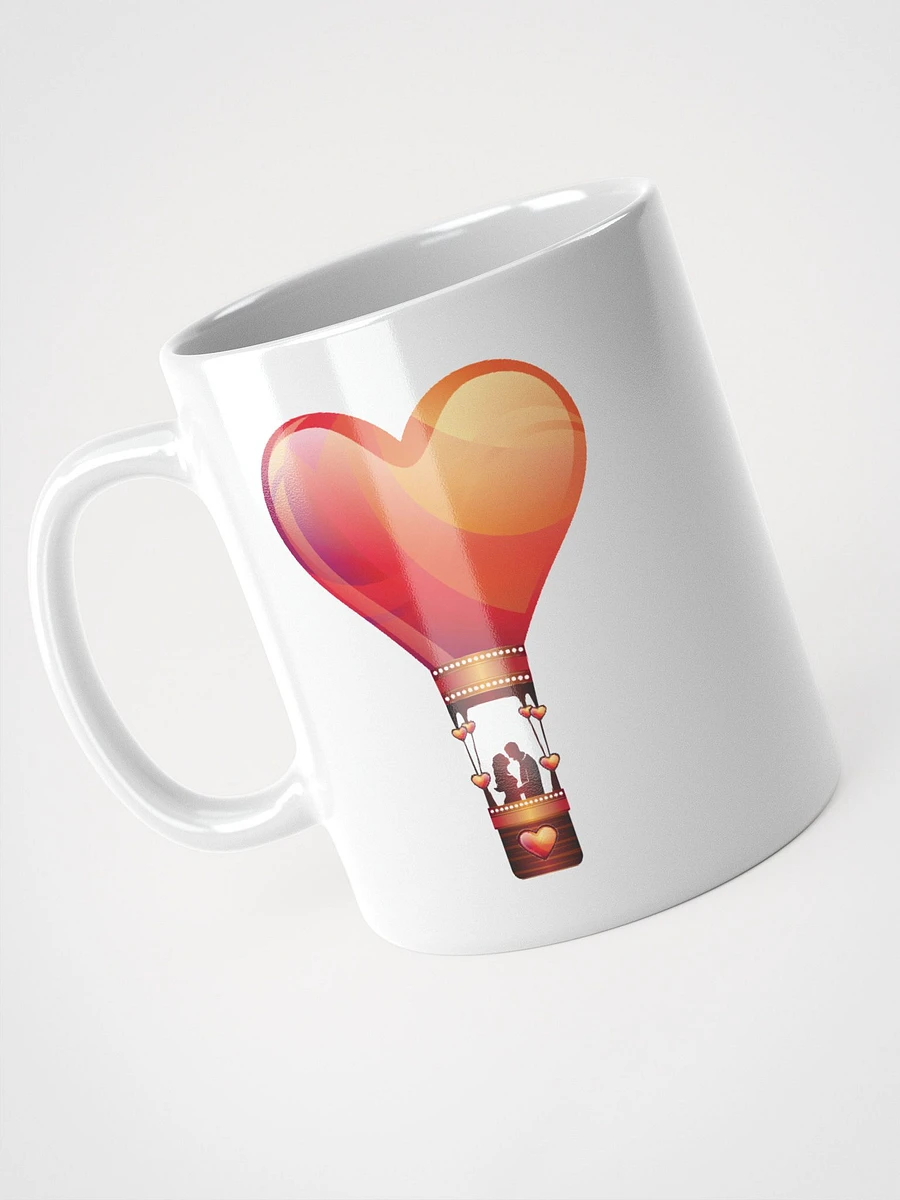 LOVE COUPLE IN A HOT AIR BALLOON HEART, LOVE, PROFILE, RED, PUNK, RETRO, VINTAGE, ADVENTURE, VALENTINES DAY, ROMANTIC, ROMANCE, COUPLE, GIRLFRIEND, BOYFRIEND, HUSBAND, WIFE product image (3)